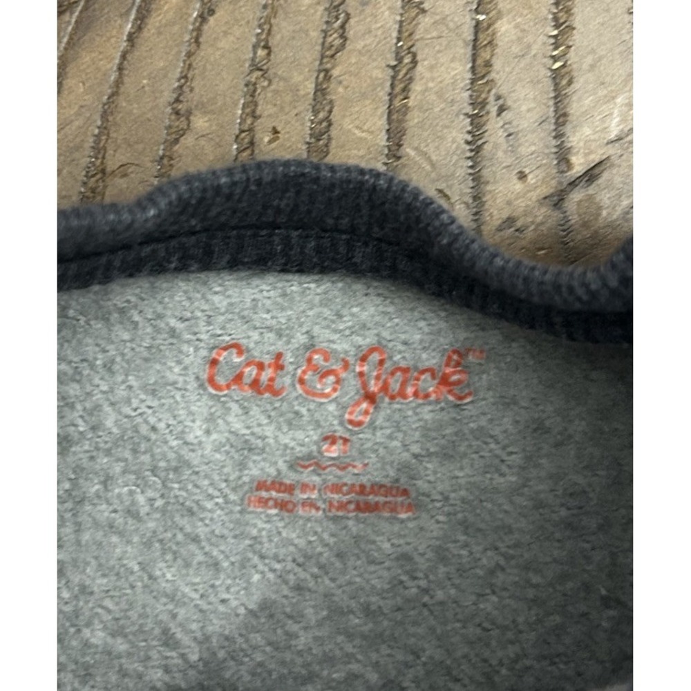 2T Boys Crew Neck Sweatshirt Cat & Jack, 12-18 mo Oshkosh jogger +‎ LS Tee - Picture 2 of 16
